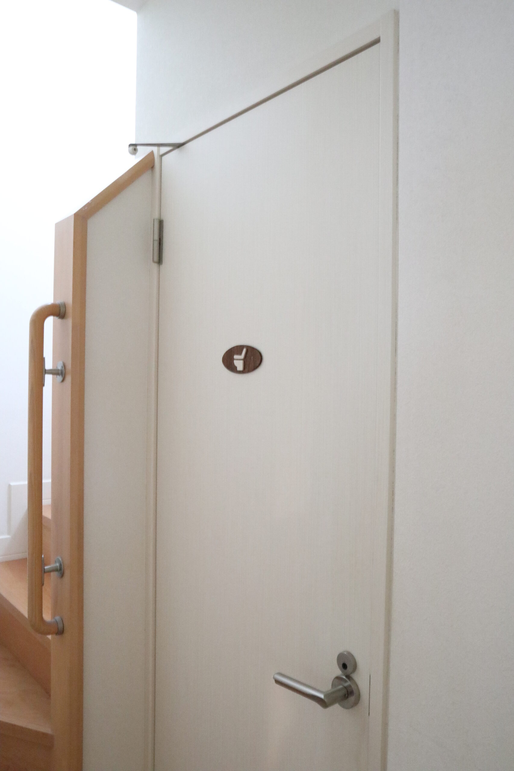 DIY Toilet Sign on the door